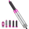 Five-in-one Hair Dryer Hot Air Comb Automatic Suction Curling Wand Hair Straightener Hair Dryer Straight Curly Hair Styling Comb
